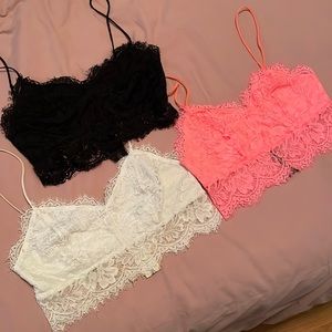 Lot Topshop Crop Tops Bralettes 4 & 2